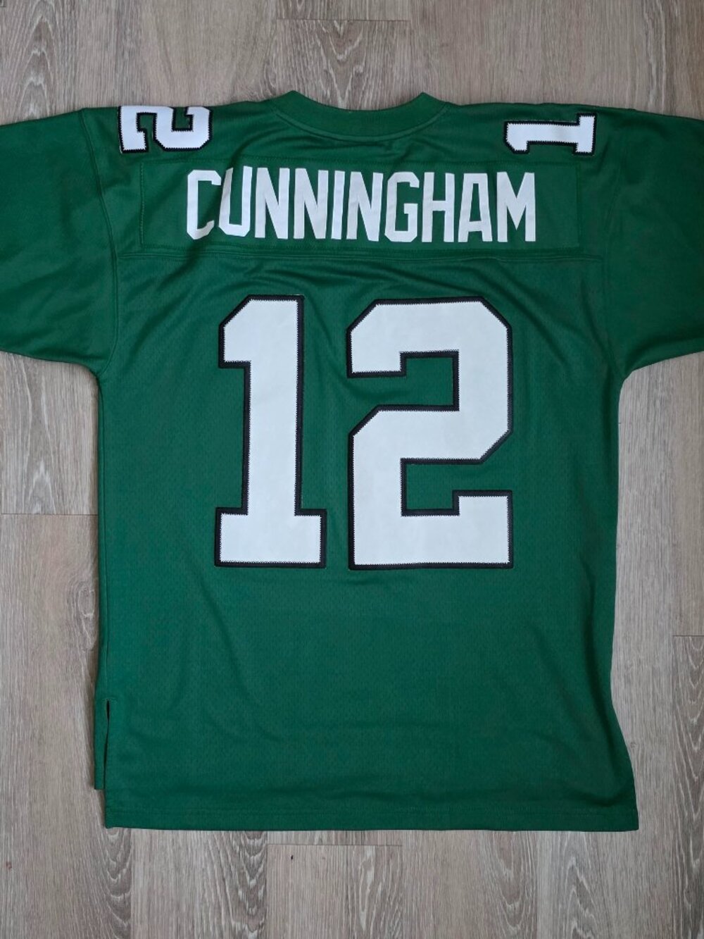 Randall Cunningham #12 Eagles Mitchell & Ness Replica Jersey Men 44 L Green